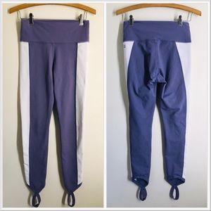 Fabletics High Waisted Chara Stirrup Leggings Light Purple size S